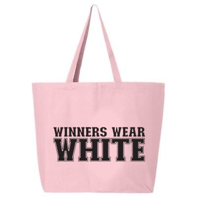 Winners Wear White Spirit Wear Team Game Color War 25L Jumbo Tote