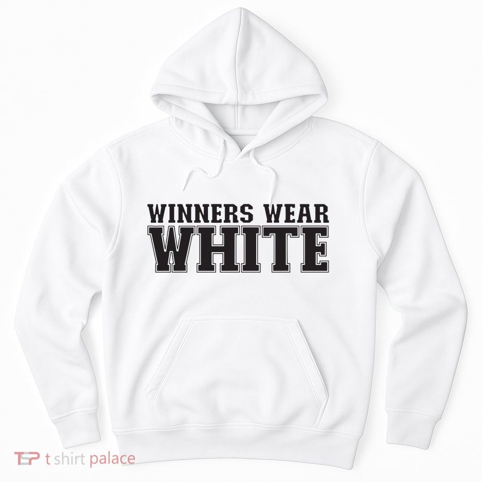 Winners Wear White Spirit Wear Team Game Color War Hoodie