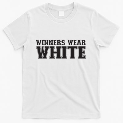 Winners Wear White Spirit Wear Team Game Color War T-Shirt