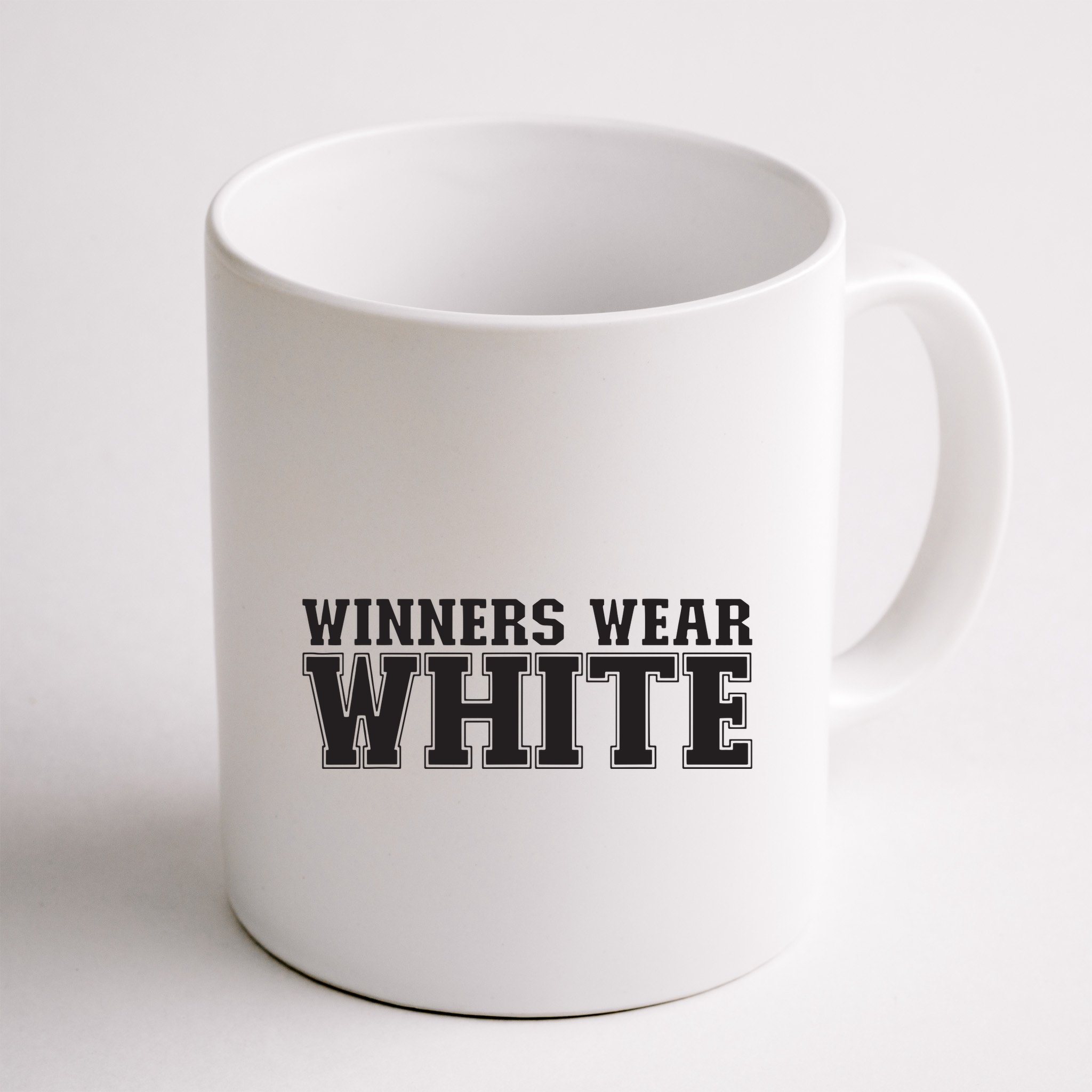 Winners Wear White Spirit Wear Team Game Color War Mug