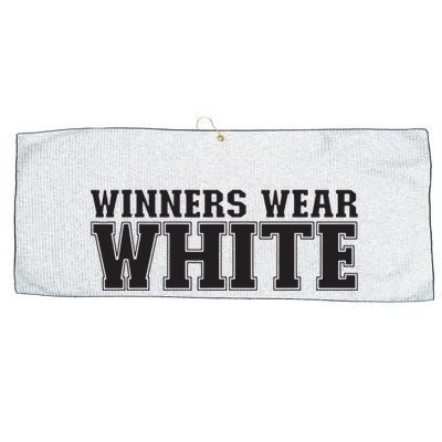 Winners Wear White Spirit Wear Team Game Color War Large Microfiber Waffle Golf Towel