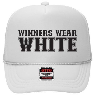 Winners Wear White Spirit Wear Team Game Color War Trucker Hat