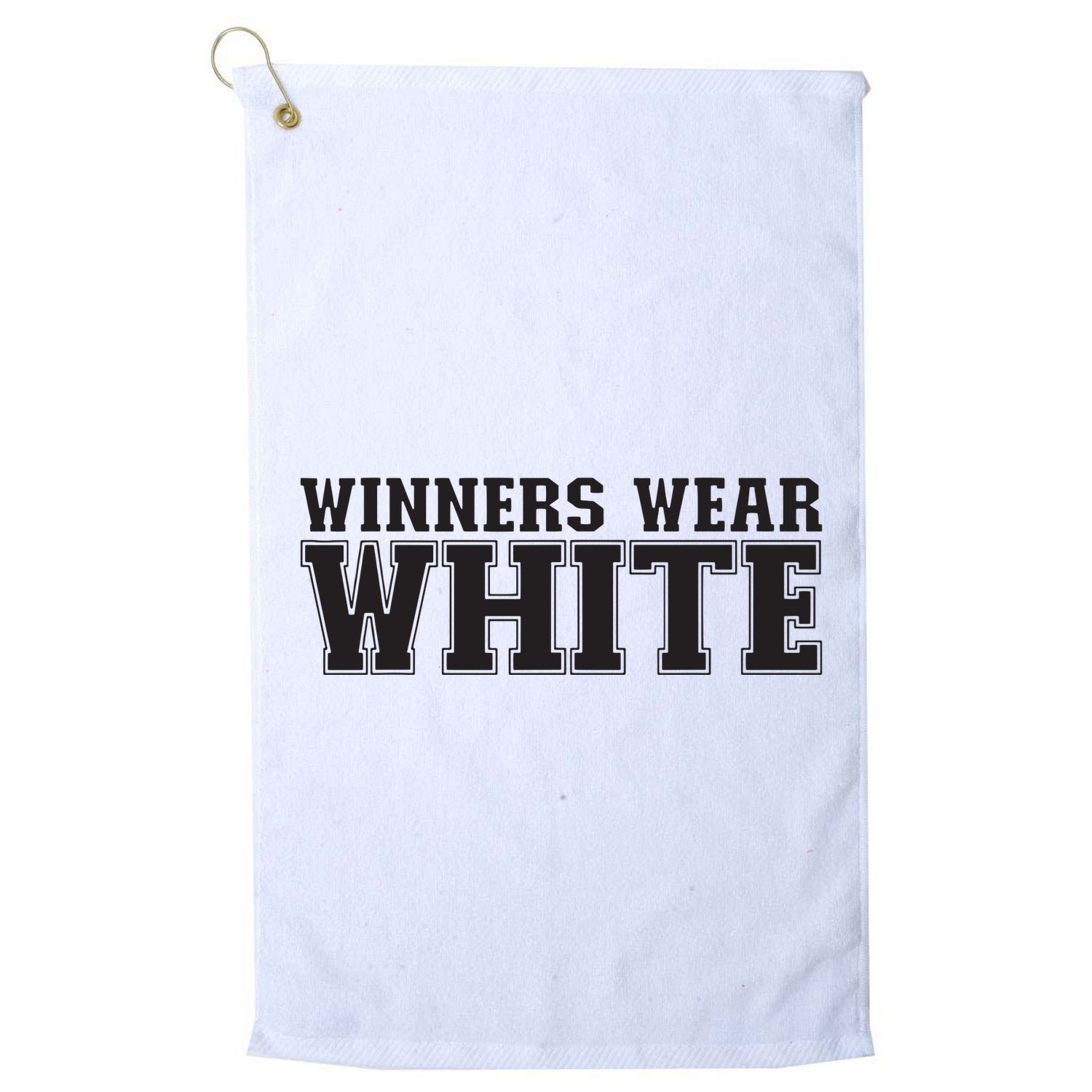 Winners Wear White Spirit Wear Team Game Color War Golf Towel