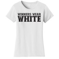 Winners Wear White Spirit Wear Team Game Color War Women's T-Shirt