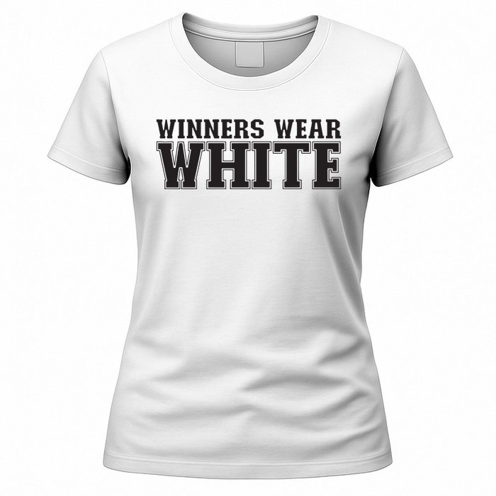 Winners Wear White Spirit Wear Team Game Color War Women's T-Shirt