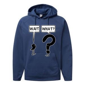 Wait What Performance Fleece Hoodie