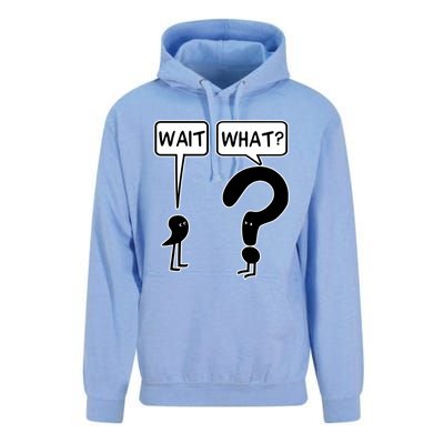 Wait What Unisex Surf Hoodie