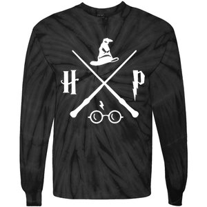 Wizard Wand Wizard Glasses Hp Tie-Dye Long Sleeve Shirt