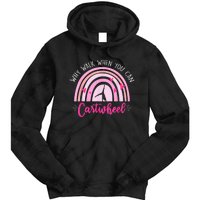 Why Walk When You Can Cartwheel Rainbow Tumbling Funny Girl Tie Dye Hoodie