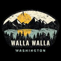 Walla Walla Washington W.A Vacation Souvenir Backpack