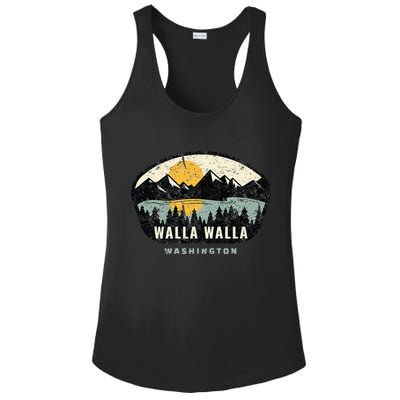 Walla Walla Washington W.A Vacation Souvenir Ladies PosiCharge Competitor Racerback Tank