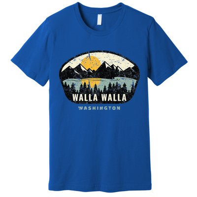Walla Walla Washington W.A Vacation Souvenir Premium T-Shirt