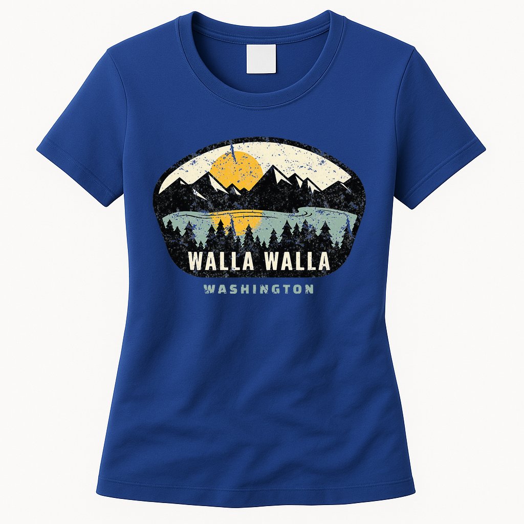 Walla Walla Washington W.A Vacation Souvenir Womens T-Shirt