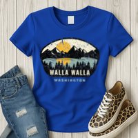 Walla Walla Washington W.A Vacation Souvenir Womens T-Shirt