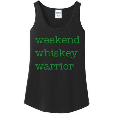 Weekend Whiskey Warrior Ladies Essential Tank