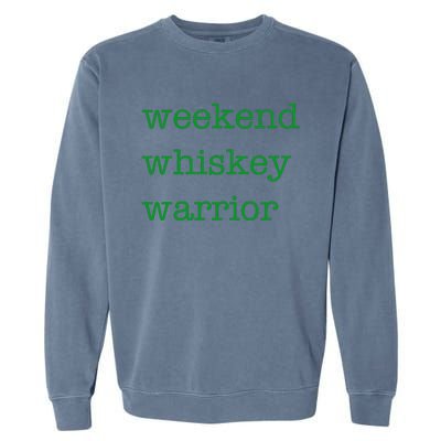 Weekend Whiskey Warrior Garment-Dyed Sweatshirt