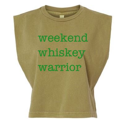 Weekend Whiskey Warrior Garment-Dyed Women's Muscle Tee