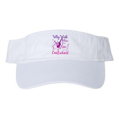 Why Walk When You Can Cartwheel Gymnastics Play Girl Top Visor
