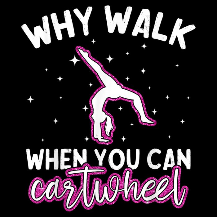 Why Walk When You Can Cartwheel Rainbow Tumbling Funny Girl Wool Snapback Cap