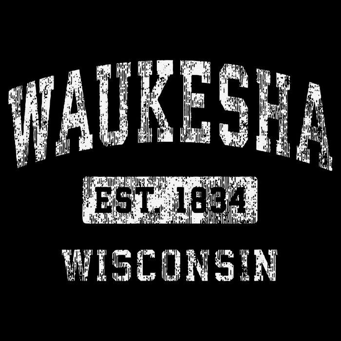 Waukesha Wisconsin Wi Vintage Established Kids T-Shirt