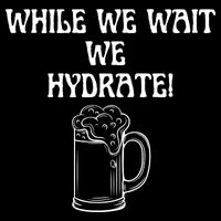 While We Wait We Hydrate Dats Money Dude Yard Pimp T-Shirt