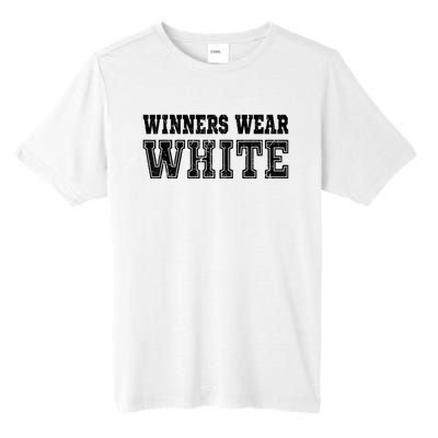 Winners Wear White Color Team Spirit Game War Camp Parent Tall Fusion ChromaSoft Performance T-Shirt