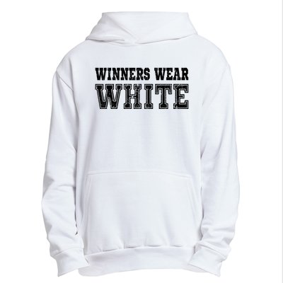 Winners Wear White Color Team Spirit Game War Camp Parent Urban Pullover Hoodie