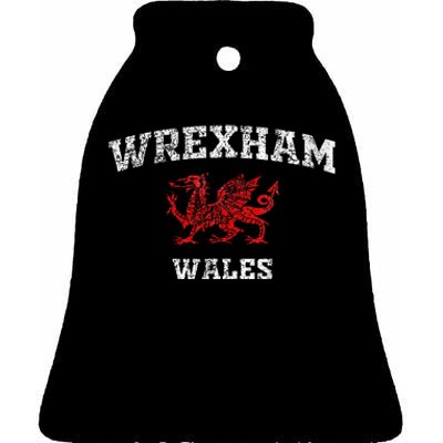 W.R.E.X.H.A.M Wales Ceramic Bell Ornament