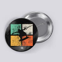 Wakeboarding Wakeboard Wakeboarder Gift Button