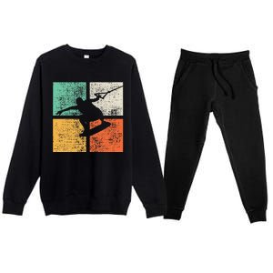 Wakeboarding Wakeboard Wakeboarder Gift Premium Crewneck Sweatsuit Set