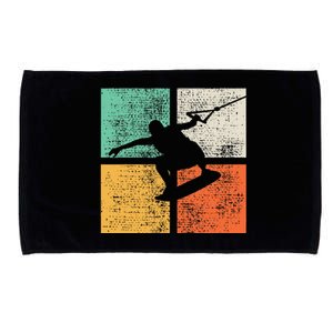 Wakeboarding Wakeboard Wakeboarder Gift Microfiber Hand Towel