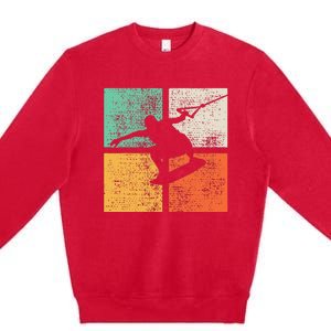 Wakeboarding Wakeboard Wakeboarder Gift Premium Crewneck Sweatshirt