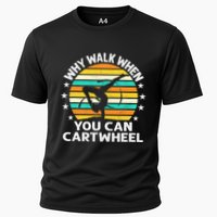 Why Walk When You Cartwheel Gymnastics Women Cooling Performance Crew T-Shirt