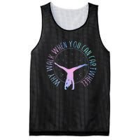 Why Walk When You Can Cartwheel Gymnast Gymnastic Mesh Reversible Basketball Jersey Tank