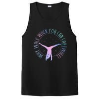 Why Walk When You Can Cartwheel Gymnast Gymnastic PosiCharge Competitor Tank