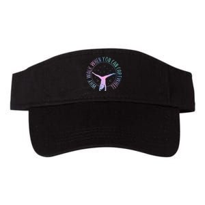 Why Walk When You Can Cartwheel Gymnast Gymnastic Valucap Bio-Washed Visor