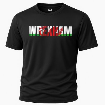 Wrexham Wales Welsh Dragon Flag Cooling Performance Crew T-Shirt