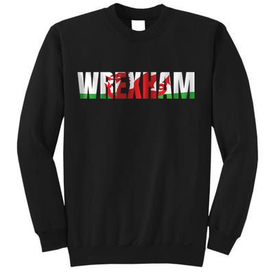 Wrexham Wales Welsh Dragon Flag Sweatshirt