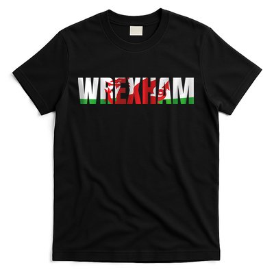 Wrexham Wales Welsh Dragon Flag T-Shirt