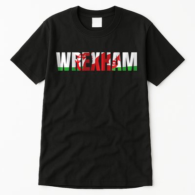 Wrexham Wales Welsh Dragon Flag Tall T-Shirt