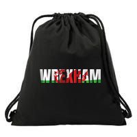 Wrexham Wales Welsh Dragon Flag Drawstring Bag