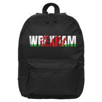 Wrexham Wales Welsh Dragon Flag 16 in Basic Backpack