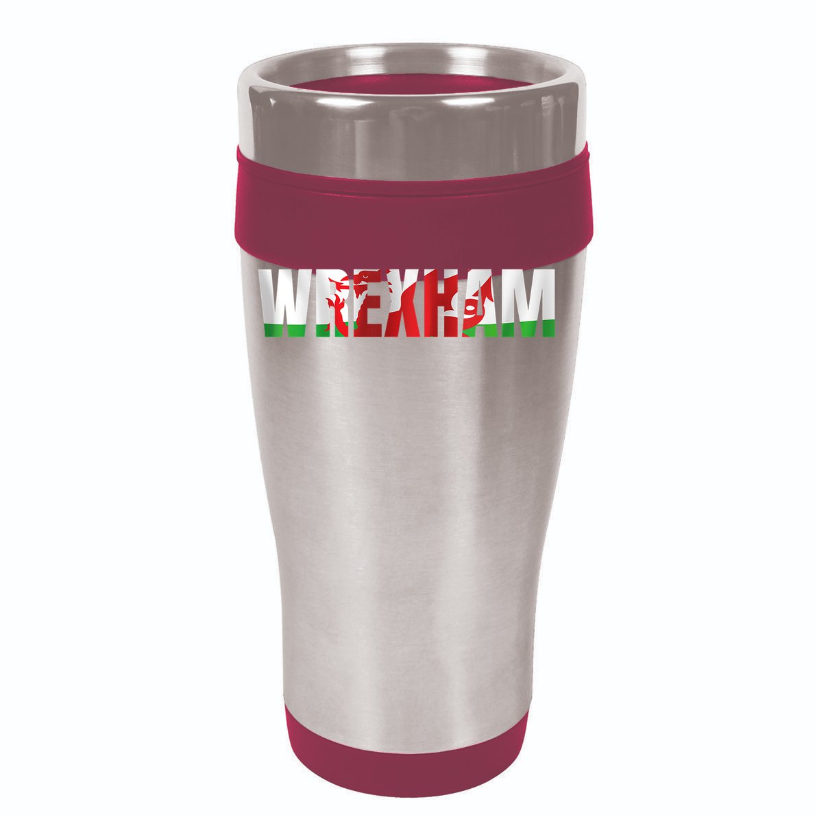 Wrexham Wales Welsh Dragon Flag Tumbler