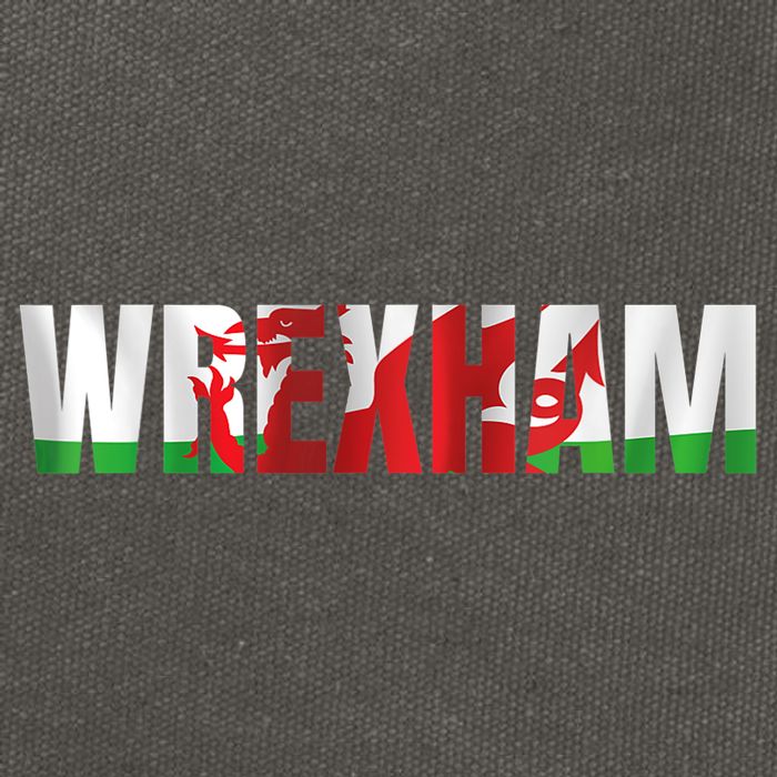 Wrexham Wales Welsh Dragon Flag Cotton Canvas Backpack