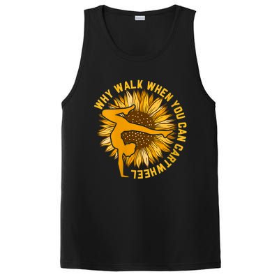 Why Walk When You Can Cartwheel Gymnastics Gymnast PosiCharge Competitor Tank