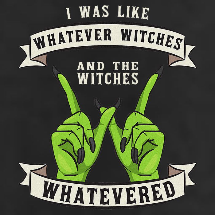 Whatever Witches Witch Wiccan Costume Funny Halloween Gifts Cool Comfort Performance Bucket Hat