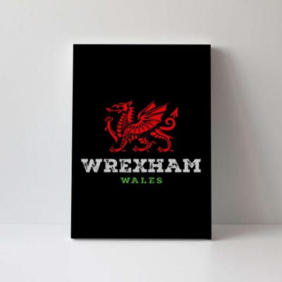 W.R.E.X.H.A.M Wales Welsh Dragon Flag Canvas