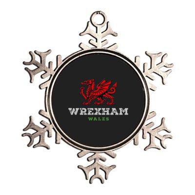 W.R.E.X.H.A.M Wales Welsh Dragon Flag Metallic Star Ornament