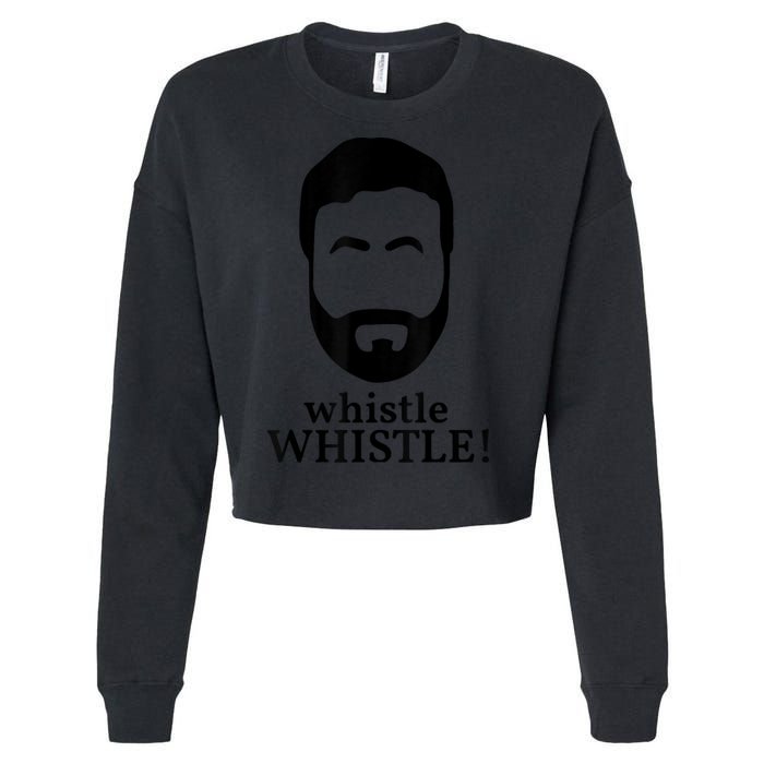 Whistle Whistle Cropped Pullover Crew