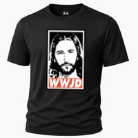WWJD What Would Jesus Do Poster Design Cooling Performance Crew T-Shirt
